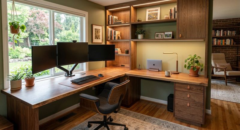Built In Desk Installation in Greensboro, NC
